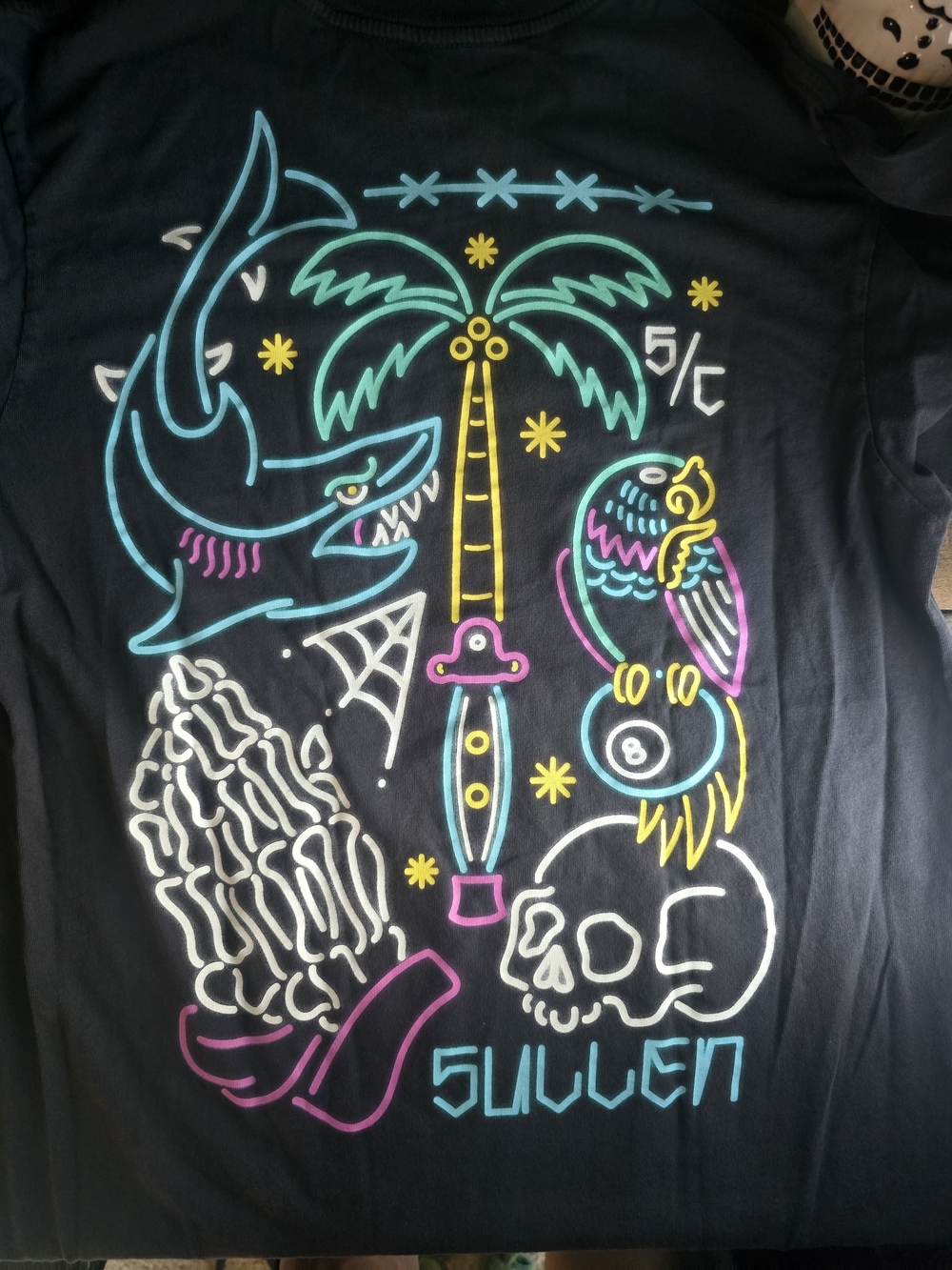 Sullen Men’s Short Sleeve Graphic Tee in Black